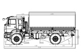 Бортовой автомобиль 43502-6023-66 (4x4)